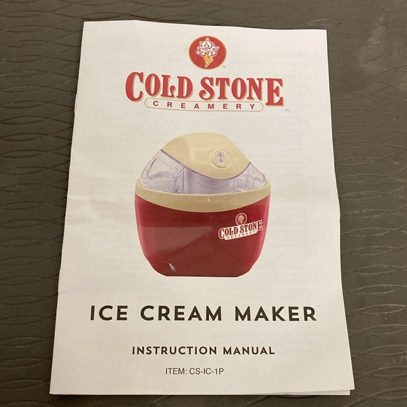 Cold Stone Creamery Ice Cream Maker Automatic 1 Pint Makes in 15 Minutes New - Picture 13 of 16